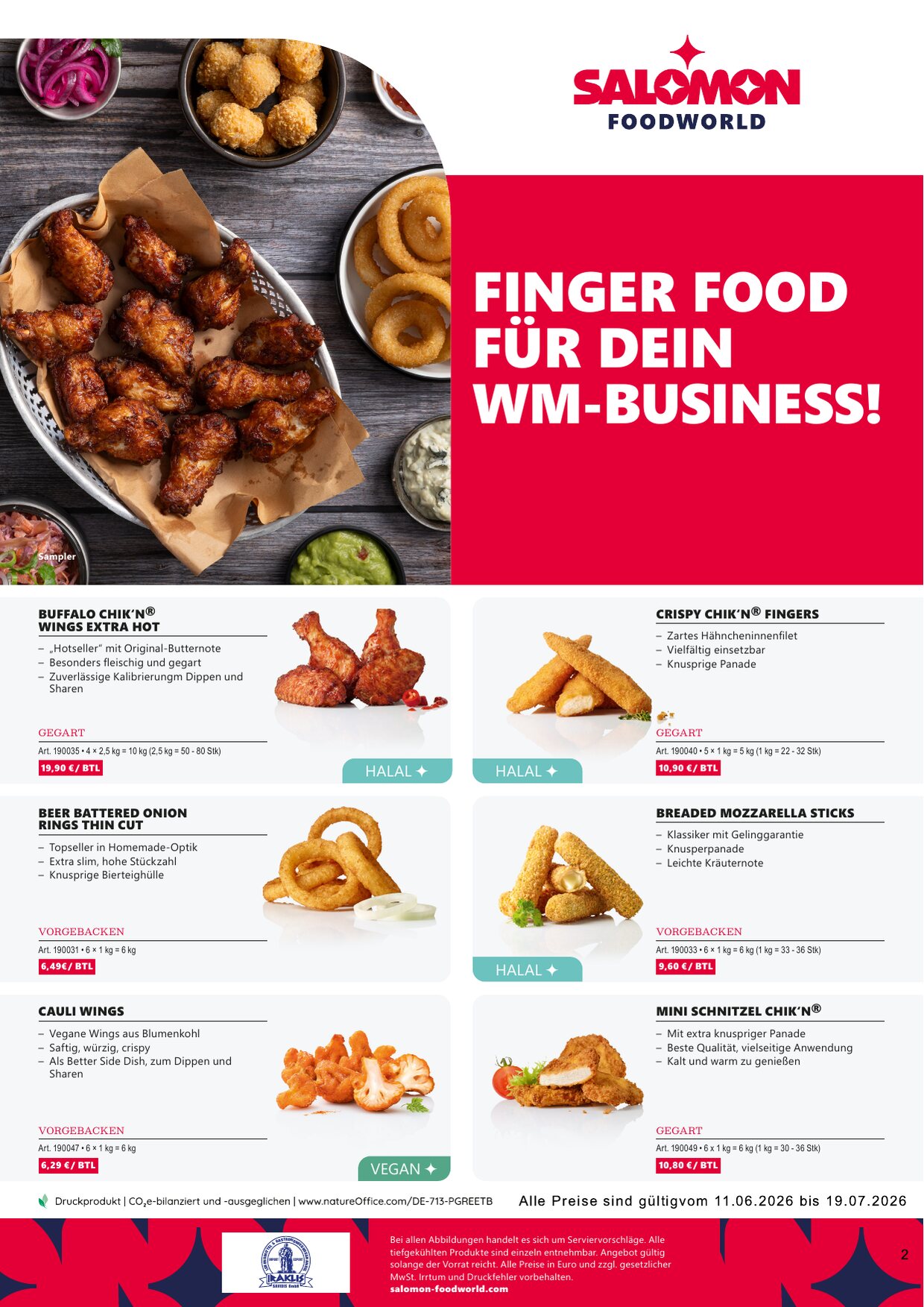 Angebots-Flyer Salomon Foodworld – WM-Aktion – Seite 2